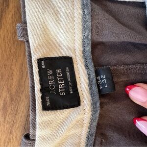 J. Crew Men's Grey Stretch Chinos